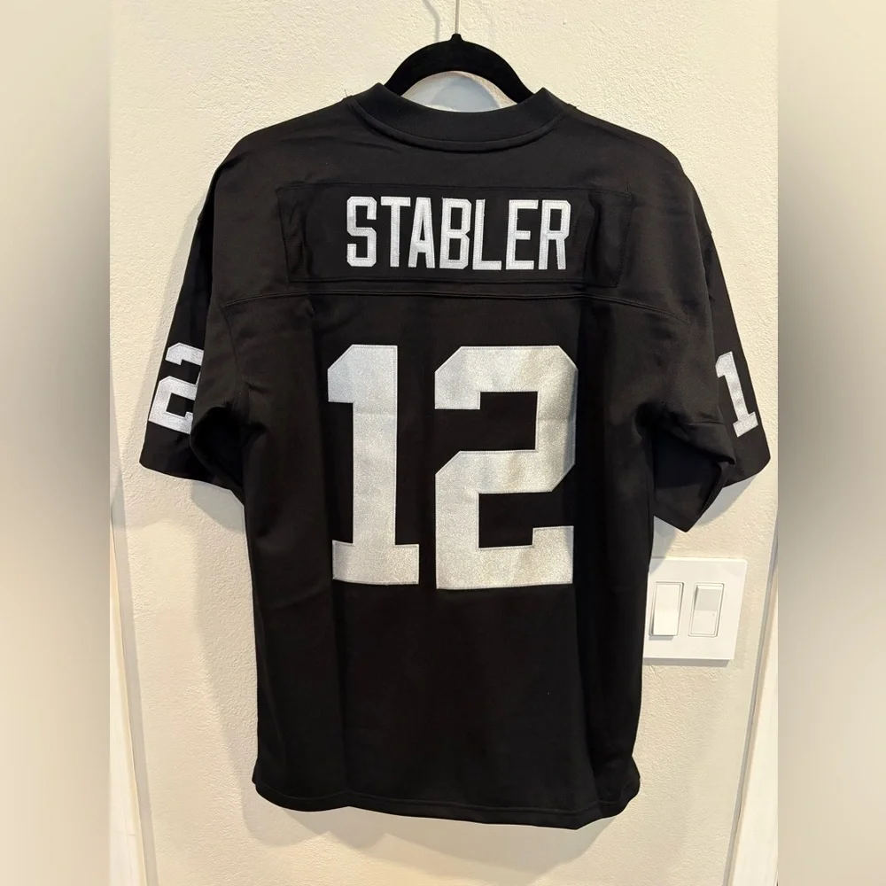 Mitchell & Ness Ken Stabler Oakland Raiders Legacy Jersey Youth Size XL-18/20